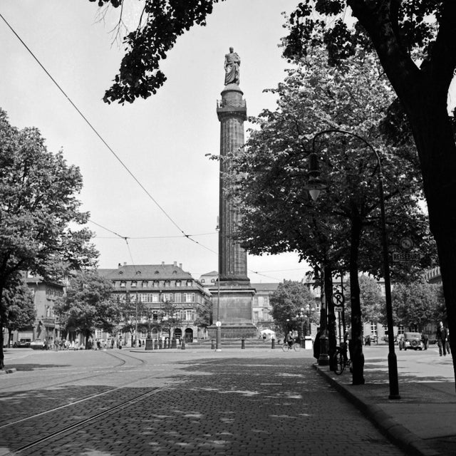 1930s Ludwigs Column at Luisenplatz Square at Darmstadt, Germany, 1938, Printed 2021 For Sale - Image 5 of 5
