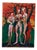 Wicki, Nude Composition, 1980s, Oil on Paper on Melamine For Sale