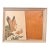 Vintage Flamingo Mirror in Silver Gilt Frame For Sale