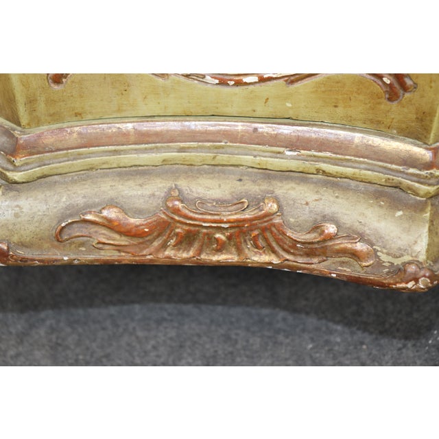 18th C. Italian Venetian Paint Decorated 3 Drawer Commode For Sale - Image 9 of 16