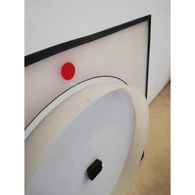 Large Postmodern Morphos Clock by Kurt B. Del Banco for Acerbis For Sale - Image 6 of 10