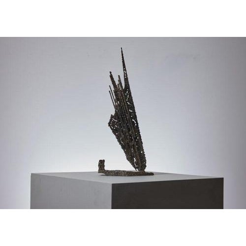 Italian Artist, Abstract Sculpture, 1973, Metal For Sale - Image 11 of 11
