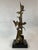 Metal 1966 Brutalist Sculpture on Black Lucite Signed George Kafka For Sale - Image 7 of 7