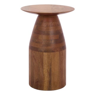 Karu Accent Table in Walnut For Sale