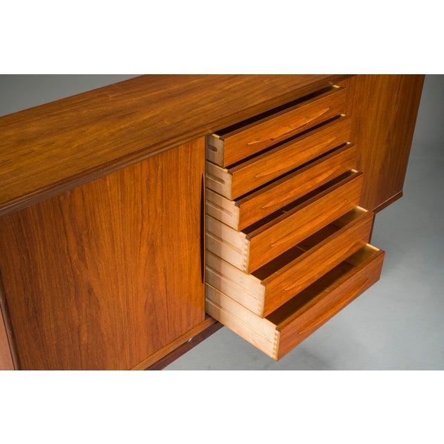 Danish Teak Sideboard by Arne Vodder for Vamo Sønderborg, 1960s For Sale - Image 11 of 18