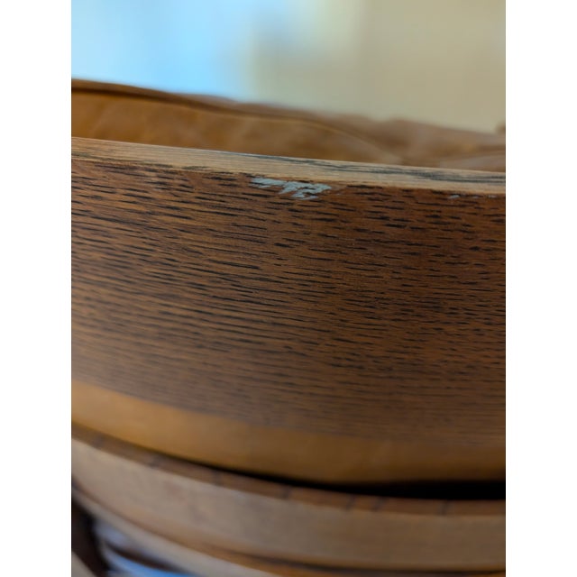 Mission Classic Eastwood Chair and Footstool For Sale - Image 11 of 15