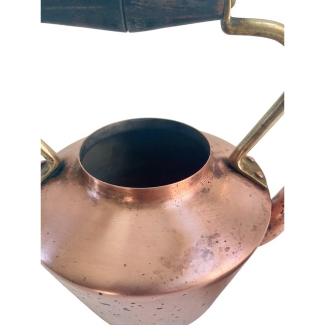 Vintage European Copper Tea Pot For Sale In Boston - Image 6 of 10