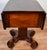 1880s Antique American Empire Crotch Mahogany Pembroke Drop-Leaf Work Table For Sale - Image 9 of 18