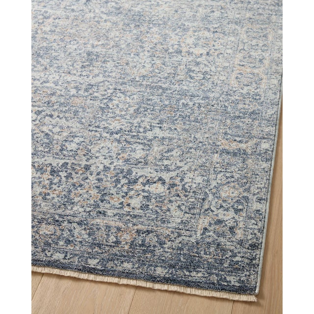 Textile Angela Rose x Loloi Blake Rug Denim / Taupe 2'-7" x 13' Runner Rug For Sale - Image 7 of 8