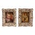 Mid Century Petite Silver Plate Ornate Filigree Picture Frames, Set of 2 For Sale