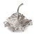 Kenneth Ludwig Chicago Calathea Leaf Polished Silver Sculpture- Large For Sale - Image 4 of 9