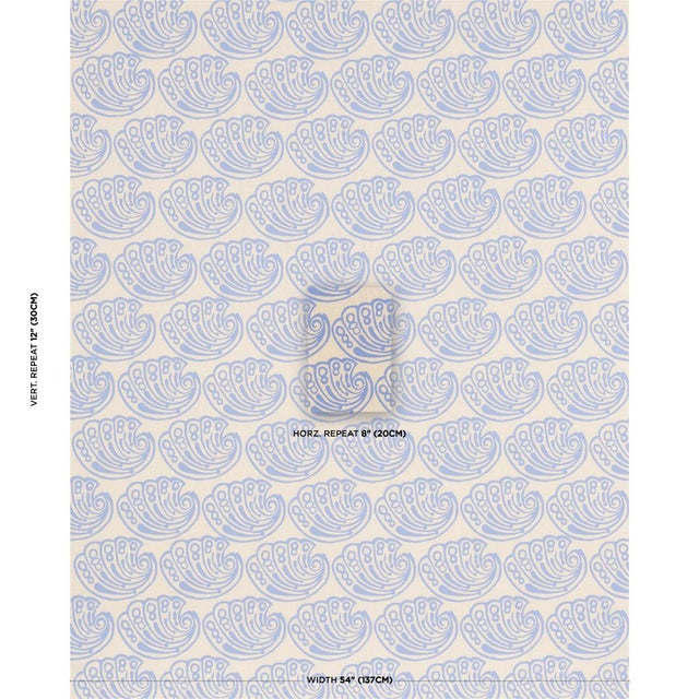 Created in collaboration with Drusus Tabor, Ramsgate Hand-Block derives its unique medium-scale shell motif from a brass...