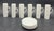 1960s Mid 20th Century Lagardo Tackett White Porcelain Espresso Demitasse Cups, Set of 6 For Sale - Image 5 of 12