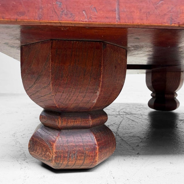 Brown Japanese Go-Ban Game Table, 1930s For Sale - Image 8 of 15