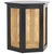 Black Danez Hexagon Cane Accent Table in Black / Natural For Sale - Image 8 of 9