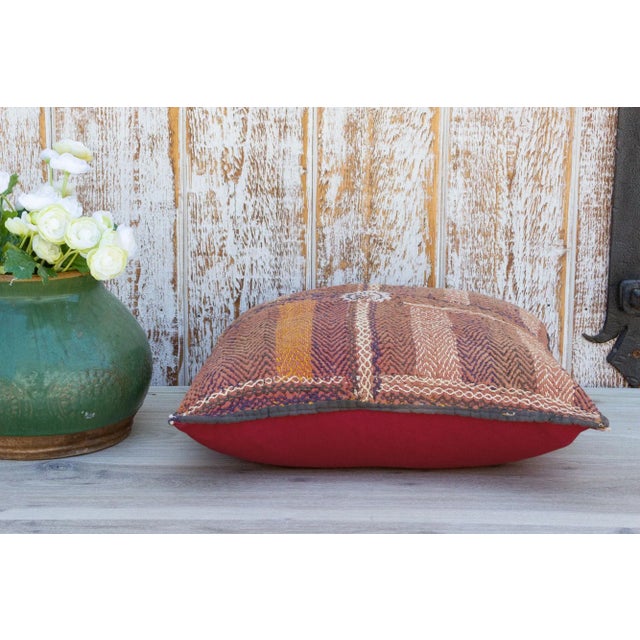 Early 21st Century Thar Sindh Sami Square Pillow For Sale - Image 5 of 9