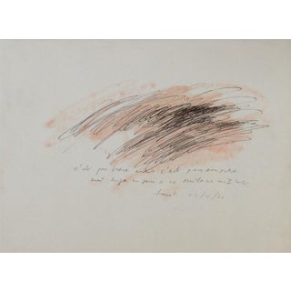 Jean Fautrier, Modern Composition, 1963, Mixed Media For Sale