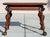 Antique Renaissance Revival Carved Oak Writing Table / Desk With Bronze Dragons & Clawed Feet For Sale - Image 4 of 18