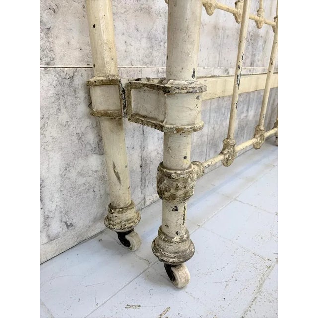 French Brass and Metal Bed Frame For Sale - Image 3 of 8