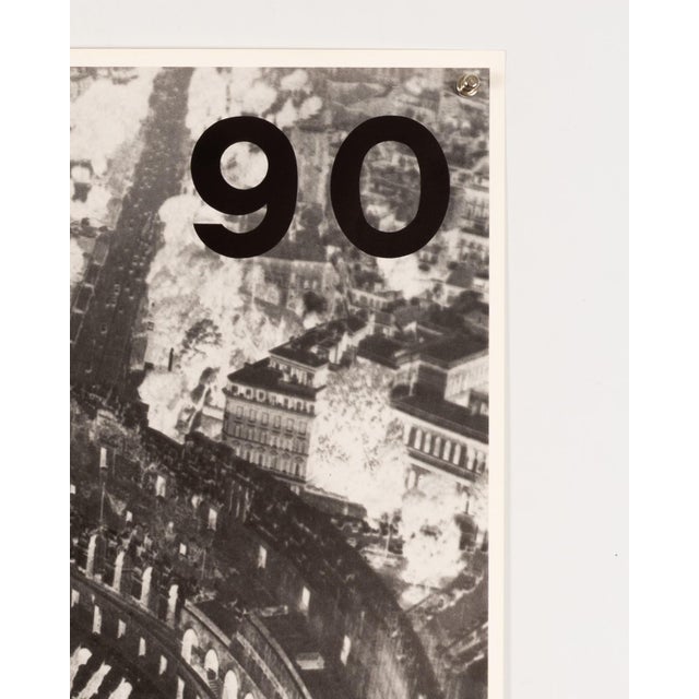 Paper FIFA World Cup Italia 90 Poster by Alberto Burri, 1990 For Sale - Image 7 of 9