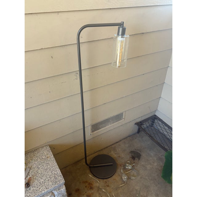 West Elm Industria Floor Lamp For Sale - Image 9 of 10