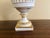 White Antique Reticulated Porcelain Basket Compote With Gold Gilt Details For Sale - Image 8 of 10