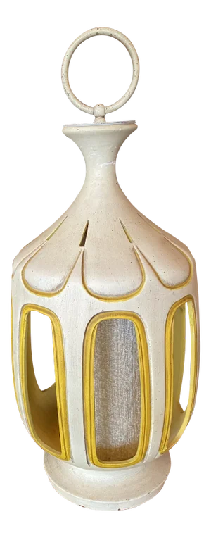 1950s Mid-Century Hanging / Table Lamp Lantern