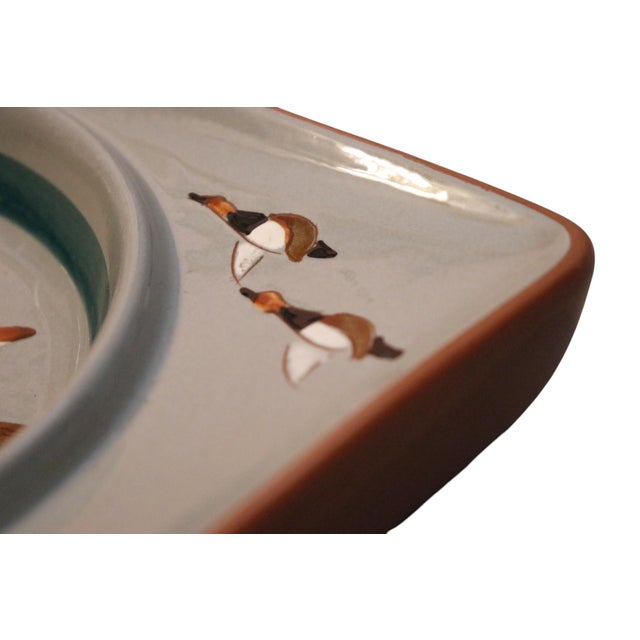 Stangl Pottery Hand Painted Mallard Ashtray For Sale In Tampa - Image 6 of 7