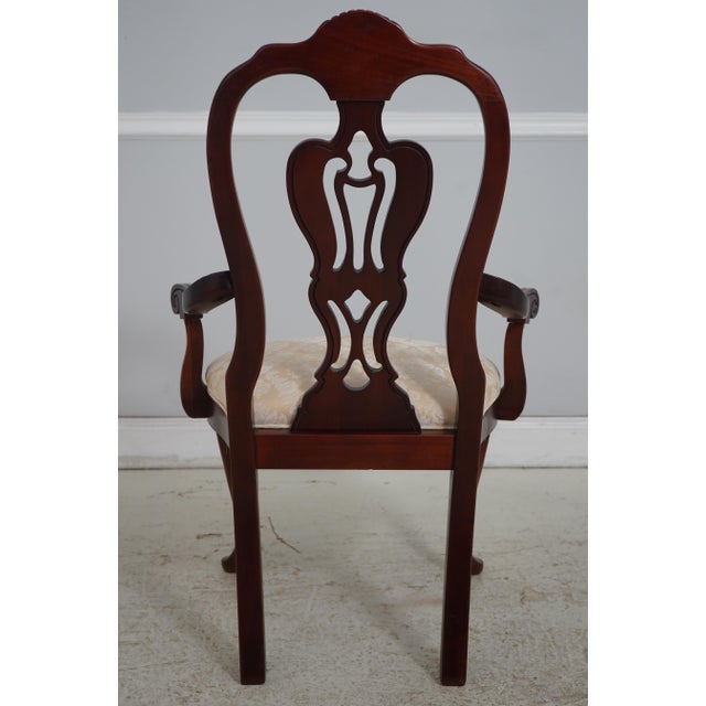 Thomasville Set of 6 Thomasville Mahogany Dining Room Chairs For Sale - Image 4 of 18