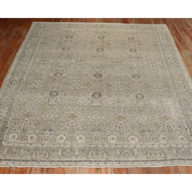 Brown Persian Bidjar rug no. j3432 For Sale - Image 4 of 8