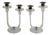 Art Deco Acrylic Glass and Chrome Candelabras, England, 1930s, Set of 2 For Sale