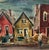 1930s 1930s Social Realist Watercolor Titled "Street Scene, Chicago" by Artist Frank S. Perri For Sale - Image 5 of 5