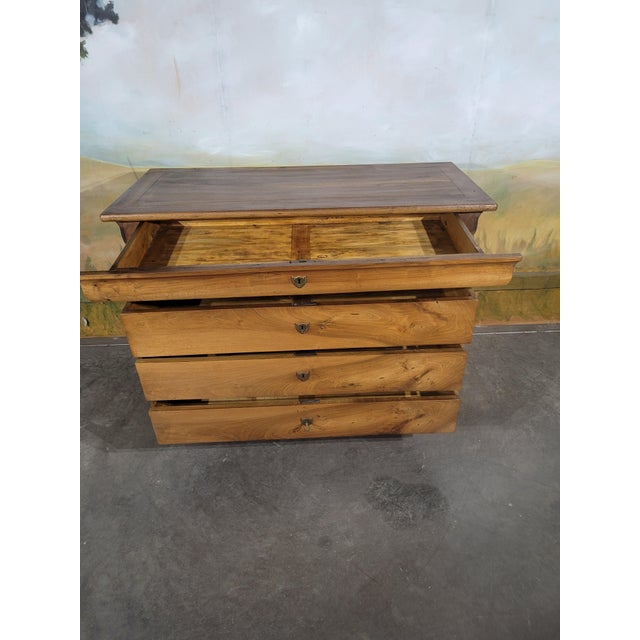 Brown Louis Philippe Walnut Chest of Drawers For Sale - Image 8 of 13