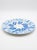 French Vintage French Marie Daâge Hand-Painted Blue and White Porcelain Dinner Plate For Sale - Image 3 of 6