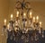 French Late 19th Century French Iron & Crystal 15-Light Chandelier For Sale - Image 3 of 9