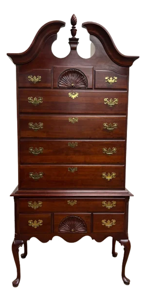 Vintage Kincaid Queen Anne Commonwealth Cherry Highboy