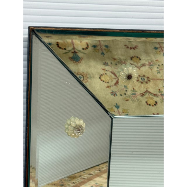 In the Style of Donghia Vintage Wall Mirror For Sale - Image 9 of 15