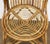Mid 20th Century Italian Fan-Backed Chair of Rattan or Bamboo From the Mid-20th Century For Sale - Image 5 of 13