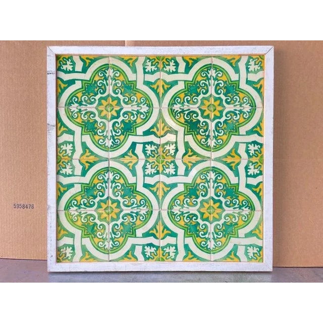 Ceramic Mexican Tile Plaque or Table top. Perfect accent piece for a South American decorator vibe. Colorful and vibrant...