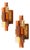Glass Wall Lamps by Svend Aage Holm Sørensen, 1960s, Set of 2 For Sale
