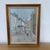 Charming original Parisian street scene painting by artist Jean Lay Sauls, capturing the understated romance of everyday...