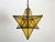 Mid-Century Modern 1960s Gold Glass Star Light For Sale - Image 3 of 18