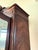 19th Century French Louis XV Hand Carved Walnut Armoire Vitrine With Single Glass Door For Sale In Dallas - Image 6 of 12