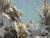 2010s Original Bill Anton "Heavy Snows" Oil on Board 2012 Signed Front and Back For Sale - Image 5 of 9