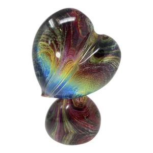 Contemporary Cuore Heart Sculture From Murano, Italy