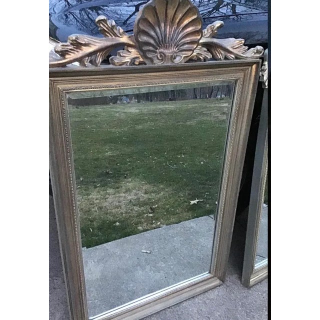 Louis Philippe Mid 20th Century Italian French Style Gold Mirror For Sale - Image 4 of 14