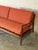 In Style of Ib Kofod-Larsen for Selig Teak Sofa Newly Reupholstered Danish Mid-Century Modern 1960s For Sale In Los Angeles - Image 6 of 13