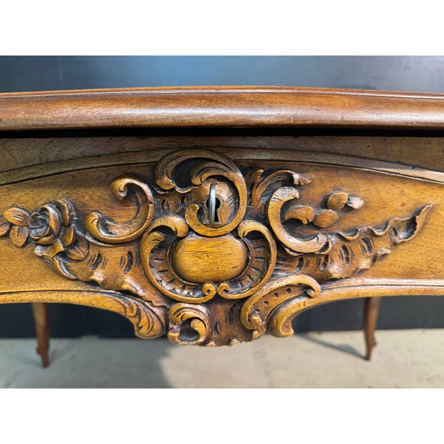 Rococo French Writing Desk, 1880 For Sale - Image 13 of 17
