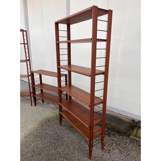 Swedish Triptych Bookcases, 1950s, Set of 3 For Sale - Image 10 of 18