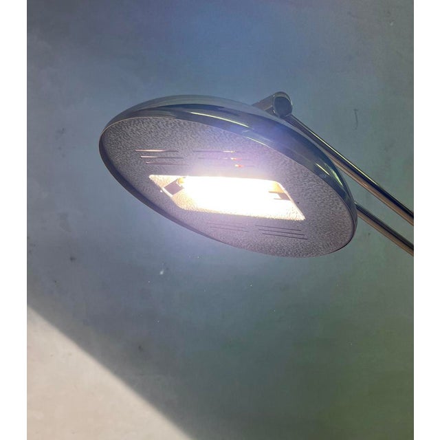 Vintage Style Reclining Gilt Floor Lamp, 2000s For Sale - Image 8 of 11